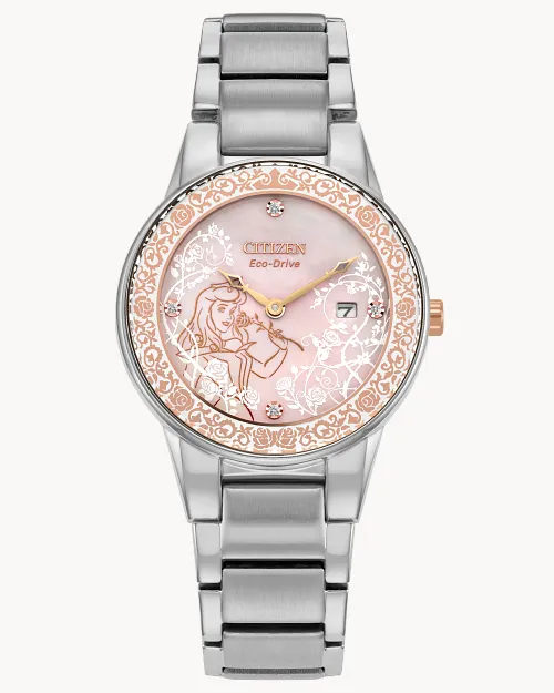 ★レア逆輸入★Citizen Chandler White Dial Ladies Watch Aurora Enchanted Pink Dial Stainless Steel Bracelet GA1081
